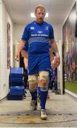 14 February 2014; Leinster's Leo Cullen leads his side down the tunnel for the start of the match. Celtic League 2013/14 Round 14, Leinster v Newport Gwent Dragons, RDS, Ballsbridge, Dublin. Picture credit: Ramsey Cardy / SPORTSFILE