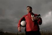 27 June 2005; Kerry footballer Dara O'Cinneide at the launch of the new PUMA King Exec football boot. Elverys Store, Fonthill, Dublin. Picture credit; David Maher / SPORTSFILE