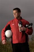 27 June 2005; Kerry footballer Dara O'Cinneide at the launch of the new PUMA King Exec football boot. Elverys Store, Fonthill, Dublin. Picture credit; David Maher / SPORTSFILE