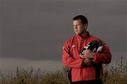 27 June 2005; Kerry footballer Dara O'Cinneide at the launch of the new PUMA King Exec football boot. Elverys Store, Fonthill, Dublin. Picture credit; David Maher / SPORTSFILE