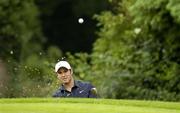 30 June 2005; Trevor Immelman, South Africa, chips from the bunker onto the 16th green during the Smurfit European Open. K Club, Straffan, Co. Kildare. Picture credit; Matt Browne / SPORTSFILE