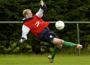 30 June 2005; Kevin McArdle, Republic of Ireland, in action during Youth Olympic squad training in advance of the European Youth Olympics which will take place in Lignano, Italy. AUL Complex, Clonshaugh, Dublin. Picture Credit; Damien Eagers / SPORTSFILE