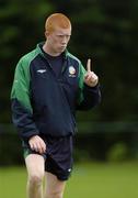 30 June 2005; Eugene Ferry, Republic of Ireland, in action during Youth Olympic squad training in advance of the European Youth Olympics which will take place in Lignano, Italy. AUL Complex, Clonshaugh, Dublin. Picture Credit; Damien Eagers / SPORTSFILE