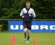 30 June 2005; Eoin Doyle, Republic of Ireland, in action during Youth Olympic squad training in advance of the European Youth Olympics which will take place in Lignano, Italy. AUL Complex, Clonshaugh, Dublin. Picture Credit; Damien Eagers / SPORTSFILE