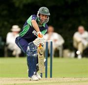 1 July 2005; Andre Botha, Ireland, bats during the game. ICC Trophy, Ireland v Bermuda, Stormont, Belfast, Co. Antrim. Picture credit; Oliver McVeigh / SPORTSFILE