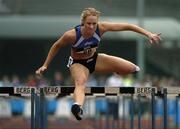 2 July 2005; Derval O'Rourke, Ireland, in action during the ESB Womens 100m hurdles race at the 2005 Bupa Cork City Sports. Mardyke Arena, Cork. Picture credit; Pat Murphy / SPORTSFILE