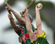 2 July 2005; Darren Young, Kerry, in action against Paddy Barrett, Mayo. Christy Ring Cup, Round 4, Group 2B, Mayo v Kerry, Pearse Stadium, Galway. Picture credit; David Maher / SPORTSFILE