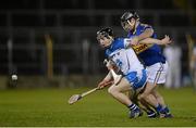 15 February 2014; Jamie Barron, Waterford, in action against Conor O'Brien, Tipperary. Allianz Hurling League, Division 1A, Round 1, Tipperary v Waterford, Semple Stadium, Thurles, Co. Tipperary. Picture credit: Brendan Moran / SPORTSFILE