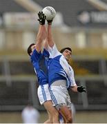 16 February 2014; Emlyn Mulligan, Connacht, in action against Michael Geaney, Munster. M Donnelly Interprovincial Football Championship, Semi-Final, Connacht v Munster, Tuam Stadium, Tuam, Co. Galway. Picture credit: Ramsey Cardy / SPORTSFILE