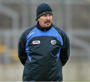16 February 2014; Seamus Plunkett, Laois manager. Allianz Hurling League, Division 1B, Round 1, Offaly v Laois, O'Connor Park, Tullamore, Co. Offaly. Picture credit: David Maher / SPORTSFILE