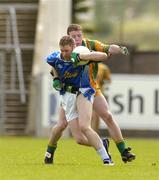 3 July 2005; Pierce McKenna, Cavan, in action against Stephen McDermott, Donegal. Bank of Ireland All-Ireland Senior Football Championship Qualifier, Round 2, Cavan v Donegal, Kingspan Breffni Park, Cavan. Picture credit; Pat Murphy / SPORTSFILE