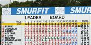 3 July 2005; The score board after the final round of the Smurfit European Open. K Club, Straffan, Co. Kildare. Picture credit; Matt Browne / SPORTSFILE