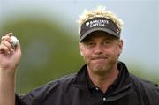 3 July 2005; Darren Clarke, Northern Ireland,  on the 18th green after the final round of the Smurfit European Open. K Club, Straffan, Co. Kildare. Picture credit; Matt Browne / SPORTSFILE