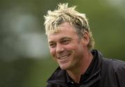 3 July 2005; Darren Clarke, Northern Ireland, on the 18th green after the final round of the Smurfit European Open. K Club, Straffan, Co. Kildare. Picture credit; Matt Browne / SPORTSFILE