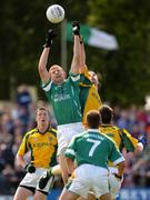 3 July 2005; Garry McCloskey, Leitrim, in action against Anthony Moyles, Meath. Bank of Ireland All-Ireland Senior Football Championship Qualifier, Round 2, Leitrim v Meath, Sean McDiarmuid Park, Carrick-on-Shannon, Co. Leitrim. Picture credit; Ray McManus / SPORTSFILE