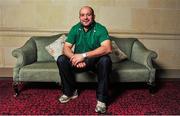 17 February 2014; Ireland's Rory Best following a press conference ahead of their RBS Six Nations Rugby Championship match against England on Saturday. Ireland Rugby Press Conference, Carton House, Maynooth, Co. Kildare. Picture credit: Barry Cregg / SPORTSFILE