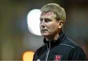 17 February 2014; Stephen Kenny,Dundalk manager. Leinster Senior Cup, Fourth Round, St Patrick's Athletic v Dundalk, Richmond Park, Dublin. Picture credit: David Maher / SPORTSFILE