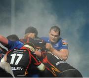 14 February 2014; Rhys Ruddock, Leinster, during a maul. Celtic League 2013/14 Round 14, Leinster v Newport Gwent Dragons, RDS, Ballsbridge, Dublin. Picture credit: Piaras Ó Mídheach / SPORTSFILE