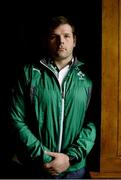 18 February 2014; Ireland's Mike Ross after a press conference ahead of their RBS Six Nations Rugby Championship match against England on Saturday. Ireland Rugby Press Conference, Carton House, Maynooth, Co. Kildare. Picture credit: Brendan Moran / SPORTSFILE