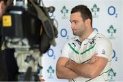 18 February 2014; Ireland's Dave Kearney during a press conference ahead of their RBS Six Nations Rugby Championship match against England on Saturday. Ireland Rugby Press Conference, Carton House, Maynooth, Co. Kildare. Picture credit: Brendan Moran / SPORTSFILE