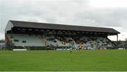 16 February 2014; A general view of the main stand in Páirc Táilteann where 294 spectators attended the game. M Donnelly Interprovincial Football Championship, Semi-Final, Leinster v Ulster, Páirc Táilteann, Navan, Co. Meath. Picture credit: Piaras Ó Mídheach / SPORTSFILE