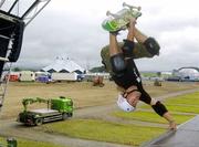 8 July 2005; Australia's Renton Millar, Skateboarder in action on the Red Bull Vert Ramp. Oxegen Festival, Punchestown Racecourse, Co. Kildare. Picture credit; Damien Eagers / SPORTSFILE