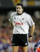5 July 2005; Steve Walsh, Referee. British and Irish Lions Tour to New Zealand 2005, 2nd Test, Auckland v British and Irish Lions, Eden Park, Auckland, New Zealand. Picture credit; Brendan Moran / SPORTSFILE