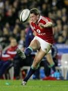 5 July 2005; Ronan O'Gara, British and Irish Lions, kicks a penalty against Auckland. British and Irish Lions Tour to New Zealand 2005, 2nd Test, Auckland v British and Irish Lions, Eden Park, Auckland, New Zealand. Picture credit; Brendan Moran / SPORTSFILE