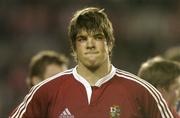 9 July 2005; A dejected Donnacha O'Callaghan, British and Irish Lions, after the final whistle. British and Irish Lions Tour to New Zealand 2005, 3rd Test, New Zealand v British and Irish Lions, Eden Park, Auckland, New Zealand. Picture credit; Brendan Moran / SPORTSFILE