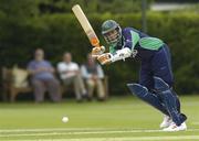9 July 2005; Ireland's Jason Molins in action during the game. ICC Trophy Semi-Final, Ireland v Canada, Castle Avenue, Clontarf, Dublin. Picture credit; Brian Lawless / SPORTSFILE