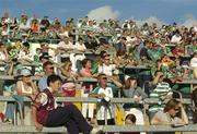 9 July 2005; Galway and Limerick supporters watch the match. Guinness All-Ireland Senior Hurling Championship Qualifier, Round 3, Limerick v Galway, Gaelic Grounds, Limerick. Picture credit; Damien Eagers / SPORTSFILE