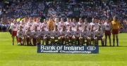 10 July 2005; The Tyrone panel. Bank of Ireland Ulster Senior Football Championship Final, Armagh v Tyrone, Croke Park, Dublin. Picture credit; Ray McManus / SPORTSFILE