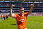 10 July 2005; Armagh's Kevin O'Rourke celebrates after the match. Ulster Minor Football Championship Final, Armagh v Down, Croke Park, Dublin. Picture credit; Brian Lawless / SPORTSFILE
