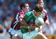 10 July 2005; Billy Joe Paden, Mayo, in action against Damien Burke, Galway. Bank of Ireland Connacht Senior Football Championship Final, Galway v Mayo, Pearse Stadium, Galway. Picture credit; David Maher / SPORTSFILE