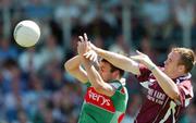 10 July 2005; Barry Cullinane, Galway, in action against Ronan McGarrity, Mayo. Bank of Ireland Connacht Senior Football Championship Final, Galway v Mayo, Pearse Stadium, Galway. Picture credit; David Maher / SPORTSFILE