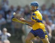 10 July 2005; Alan Markham, Clare, on the way to scoring his sides fourth goal. Guinness All-Ireland Senior Hurling Championship Qualifier, Round 3, Clare v Waterford, Cusack Park, Ennis, Co. Clare. Picture credit; Damien Eagers / SPORTSFILE