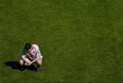 10 July 2005; A dejected Enda McGinley at the end of the game. Bank of Ireland Ulster Senior Football Championship Final, Armagh v Tyrone, Croke Park, Dublin. Picture credit; Brian Lawless / SPORTSFILE