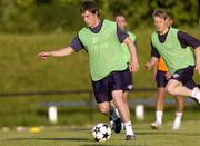 12 July 2005; Joe Gamble in action during squad training. Cork City squad training, Paneveyzs, Lithuania. Picture credit; Brian Lawless / SPORTSFILE