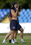 13 July 2005; Greg O'Halloran during squad training. Cork City squad training, Aukstaitija, Paneveyzs, Lithuania. Picture credit; Brian Lawless / SPORTSFILE