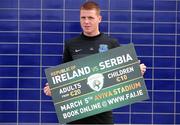 19 February 2014; Republic of Ireland and Everton star James McCarthy ahead of the '3' International Friendly against Serbia on 5th March at Aviva Stadium. Finch Farm, Liverpool, England. Picture credit: Dave Thompson / SPORTSFILE