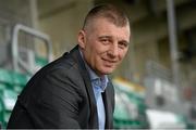 19 February 2014; Shamrock Rovers manager Trevor Croly after a press conference. Shamrock Rovers Press Conference, Tallaght Stadium, Tallaght, Dublin. Picture credit: Barry Cregg / SPORTSFILE