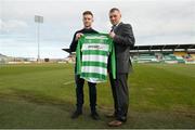 19 February 2014; Shamrock Rovers' new signing Stephen McPhail and manager Trevor Croly following a press conference. Shamrock Rovers Press Conference, Tallaght Stadium, Tallaght, Dublin.