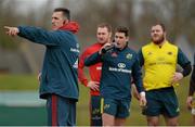 19 February 2014; Munster head coach Rob Penney during squad training ahead of their Celtic League 2013/14, Round 15, match against Ospreys on Sunday. Munster Rugby Squad Training, University of Limerick, Limerick. Picture credit: Diarmuid Greene / SPORTSFILE