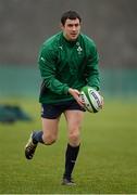 18 February 2014; Ireland's Felix Jones in action during squad training ahead of their RBS Six Nations Rugby Championship match against England on Saturday. Ireland Rugby Squad Training, Carton House, Maynooth, Co. Kildare. Picture credit: Brendan Moran / SPORTSFILE