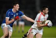 19 February 2014; Ryan McKenna, Tyrone, in action against Michael Argue, Cavan. Power NI Dr. McKenna Cup Final, Cavan v Tyrone, Athletic Grounds, Armagh. Picture credit: Oliver McVeigh / SPORTSFILE