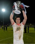 19 February 2014; Tyrone captain Sean Cavanagh lifts the Dr McKenna Cup. Power NI Dr. McKenna Cup Final, Cavan v Tyrone, Athletic Grounds, Armagh. Picture credit: Oliver McVeigh / SPORTSFILE