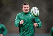 20 February 2014; Ireland's  Brian O'Driscoll during squad training ahead of their RBS Six Nations Rugby Championship match against England on Saturday. Ireland Rugby Squad Training, Carton House, Maynooth, Co. Kildare. Picture credit: Stephen McCarthy / SPORTSFILE
