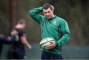 20 February 2014; Ireland's Rob Kearney during squad training ahead of their RBS Six Nations Rugby Championship match against England on Saturday. Ireland Rugby Squad Training, Carton House, Maynooth, Co. Kildare. Picture credit: Stephen McCarthy / SPORTSFILE