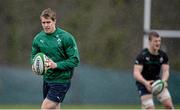 20 February 2014; Ireland's Andrew Trimble during squad training ahead of their RBS Six Nations Rugby Championship match against England on Saturday. Ireland Rugby Squad Training, Carton House, Maynooth, Co. Kildare. Picture credit: Stephen McCarthy / SPORTSFILE