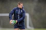 20 February 2014; Ireland's Chris Henry during squad training ahead of their RBS Six Nations Rugby Championship match against England on Saturday. Ireland Rugby Squad Training, Carton House, Maynooth, Co. Kildare. Picture credit: Stephen McCarthy / SPORTSFILE